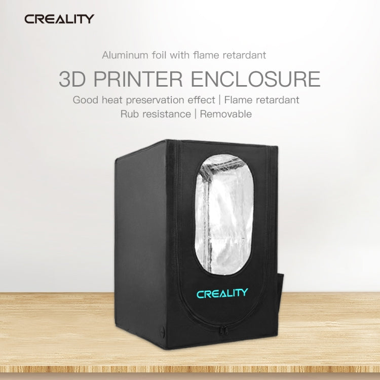 Creality 3D Printer Flame Retardant Aluminum Foil Cloth Protective Cover for Ender-3, Medium Size: 72x76x65cm - Parts by Creality | Online Shopping South Africa | PMC Jewellery | Buy Now Pay Later Mobicred