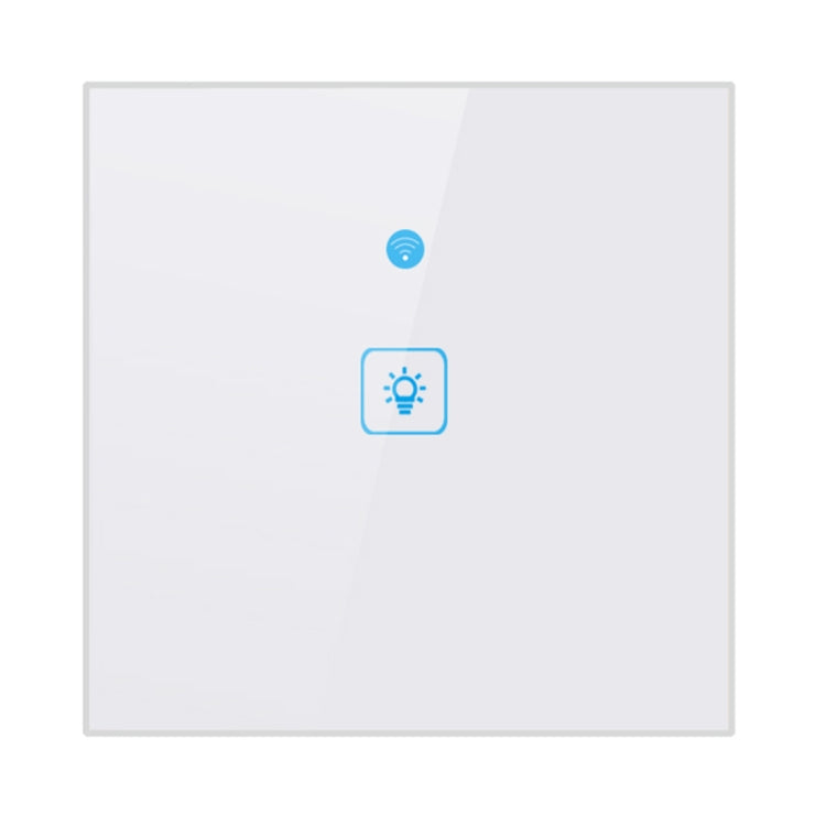 WS-UK-01 EWeLink APP & Touch Control 2A 1 Gang Tempered Glass Panel Smart Wall Switch, AC 90V-250V, UK Plug - Smart Socket by PMC Jewellery | Online Shopping South Africa | PMC Jewellery | Buy Now Pay Later Mobicred