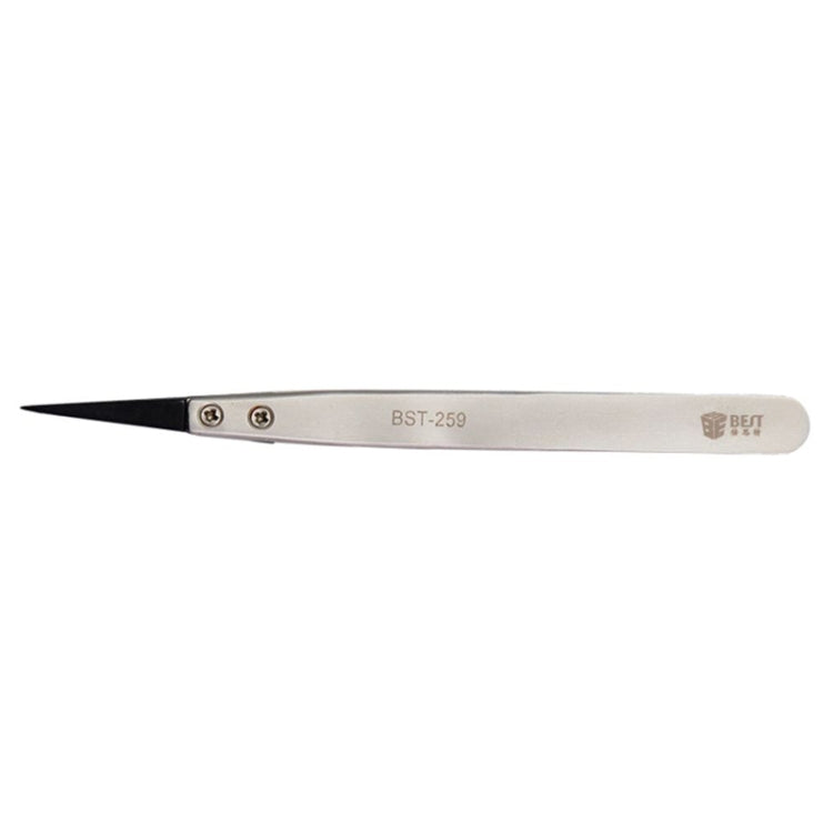 BEST BST-259 Stainless Steel Snti Static Tweezer - Tweezers by BEST | Online Shopping South Africa | PMC TechLife | Buy Now Pay Later Mobicred