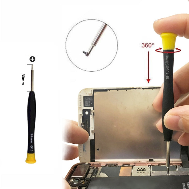 JF-614 1.5 Metal + Plastic Mobile Phone Repair Tool Phillips Screwdriver - free shipping - PMC TechLife - Order now!