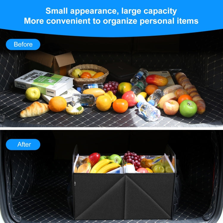 FunAdd Foldable Storage Fresh Box Vehicle Trunk Organizer Bag Transportation Fresh-keeping Box (Black) - Stowing Tidying by FunAdd | Online Shopping South Africa | PMC Jewellery | Buy Now Pay Later Mobicred