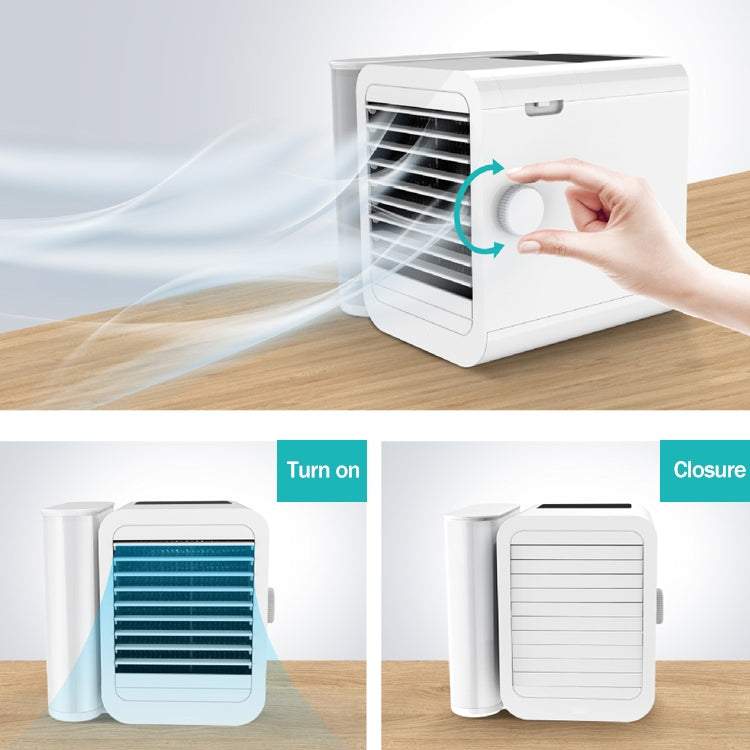 3 in 1 Refrigeration + Humidification + Purification Air Cooler Desktop Cooling Fan with Colorful Light - Electric Fans by PMC Jewellery | Online Shopping South Africa | PMC Jewellery