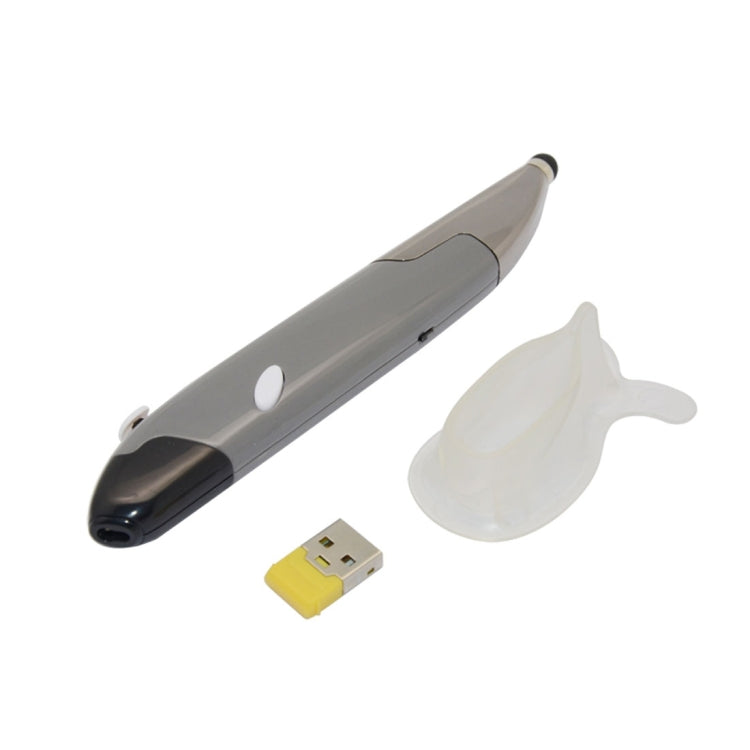 2.4GHz Innovative Pen-style Handheld Wireless Smart Mouse for PC Laptop(Grey) - Wireless Mice by PMC Jewellery | Online Shopping South Africa | PMC Jewellery | Buy Now Pay Later Mobicred