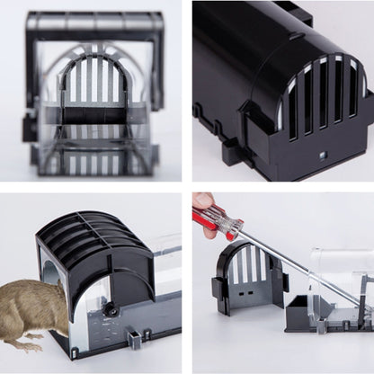 Door Humane Animal Live Cage, Rat, Mouse and More Small Rodents ABS Material Transparent Trap Cage - Traps by PMC Jewellery | Online Shopping South Africa | PMC Jewellery | Buy Now Pay Later Mobicred