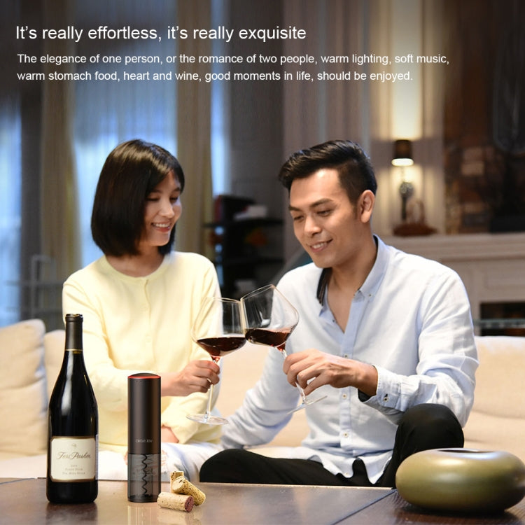 Original Xiaomi Youpin CIRCLE JOY Automatic Rechargeable Electric Wine Bottle Opener(Black) - Openers by Xiaomi | Online Shopping South Africa | PMC Jewellery | Buy Now Pay Later Mobicred