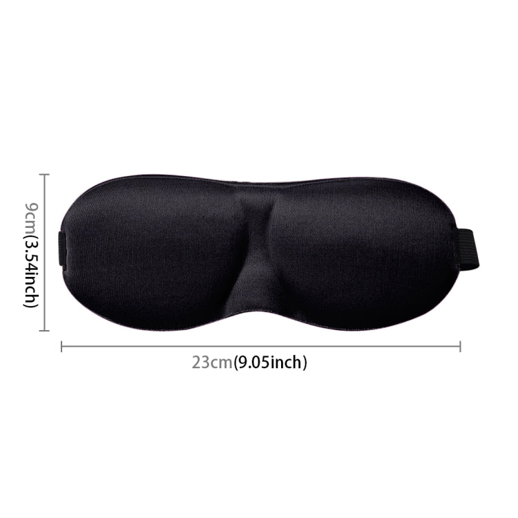 3D Portable Shading Sleep Rest Aid Cover Eye Patch Sleeping Mask Female Cute Eye Mask(Black) - Eye Masks by PMC Jewellery | Online Shopping South Africa | PMC Jewellery