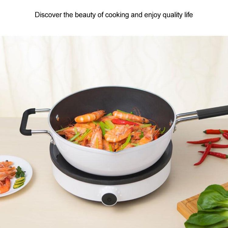 Original Xiaomi Youpin Non Stick Frying Pan Cooking Pot(White) - Pans by Xiaomi | Online Shopping South Africa | PMC Jewellery | Buy Now Pay Later Mobicred