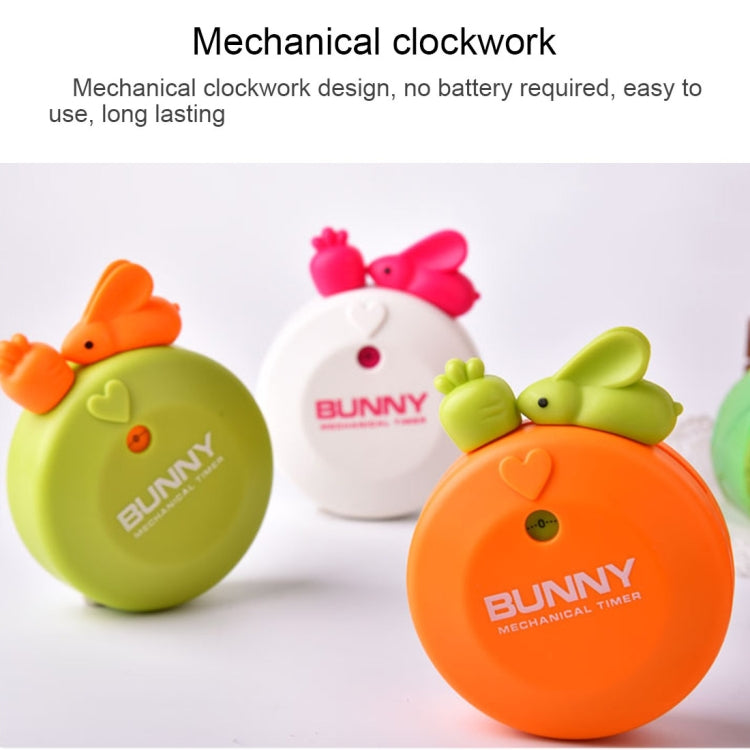 Rabbit 60 Minutes Mechanical Kitchen Cooking Count Down Alarm Timer Home Decorating Gadget, Random Color Delivery - Digital Countdown by PMC Jewellery | Online Shopping South Africa | PMC Jewellery | Buy Now Pay Later Mobicred