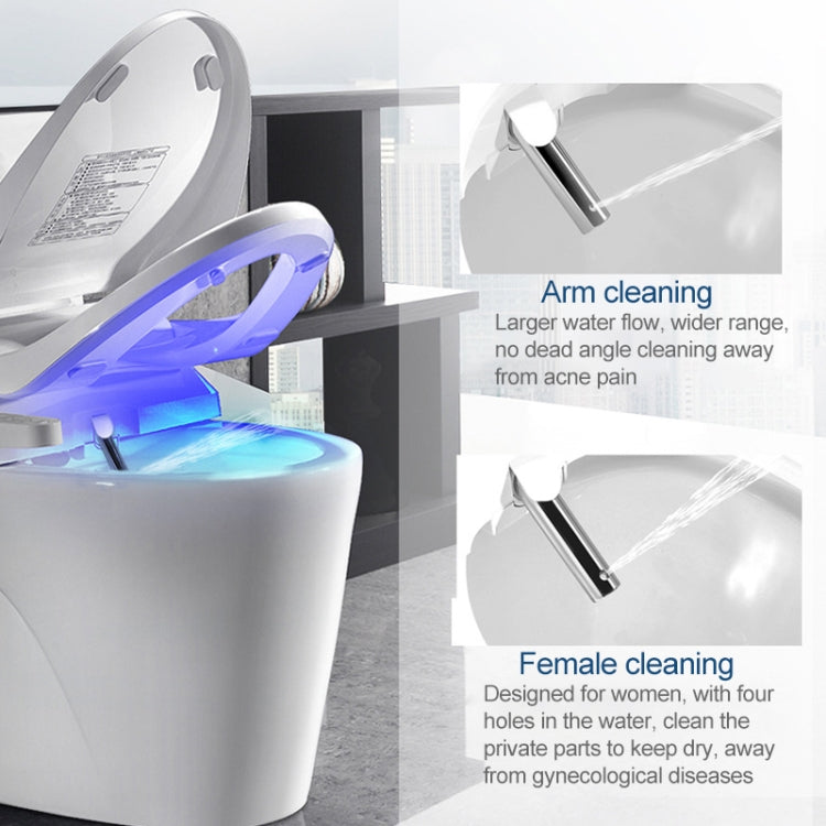 V Shape Multi-function Bathroom Automatic Cleaning Heating Intelligent Flush Toilet Cleaner Cover - Smart Kitchen and Toilet by PMC TechLife | Online Shopping South Africa | PMC TechLife | Buy Now Pay Later Mobicred