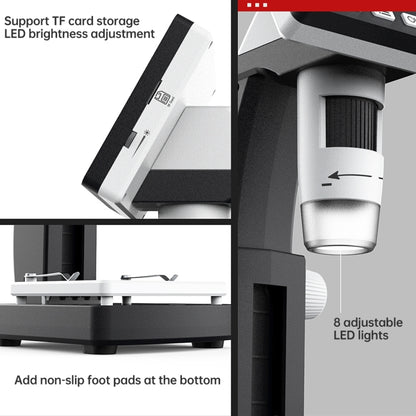 inskam306 1080P 4.3 inch Display Screen HD Digital Microscope - Digital Microscope by PMC Jewellery | Online Shopping South Africa | PMC Jewellery | Buy Now Pay Later Mobicred