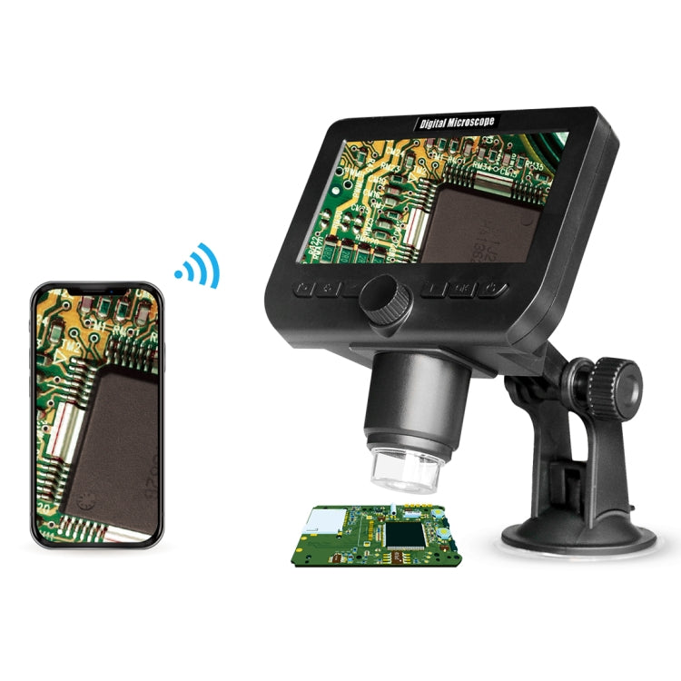 inskam317 1080P 4.3 inch LCD Screen WiFi HD Digital Microscope, Sucker Bracket - Digital Microscope by PMC Jewellery | Online Shopping South Africa | PMC Jewellery | Buy Now Pay Later Mobicred