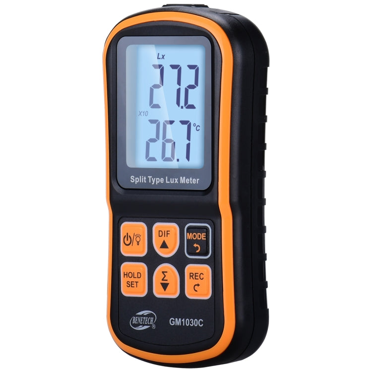 BENETECH GM1030C Portable Split Digital Illuminometer LUX Meter - Light & Sound Meter by BENETECH | Online Shopping South Africa | PMC Jewellery | Buy Now Pay Later Mobicred