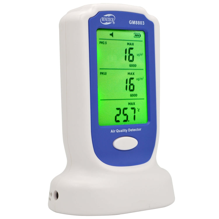 BENETECH GM8803 Home Indoor Air Quality Detector Haze Smog Tester PM2.5 PM10 Gas Analyzers - Air & Water Quality Tester by BENETECH | Online Shopping South Africa | PMC Jewellery | Buy Now Pay Later Mobicred