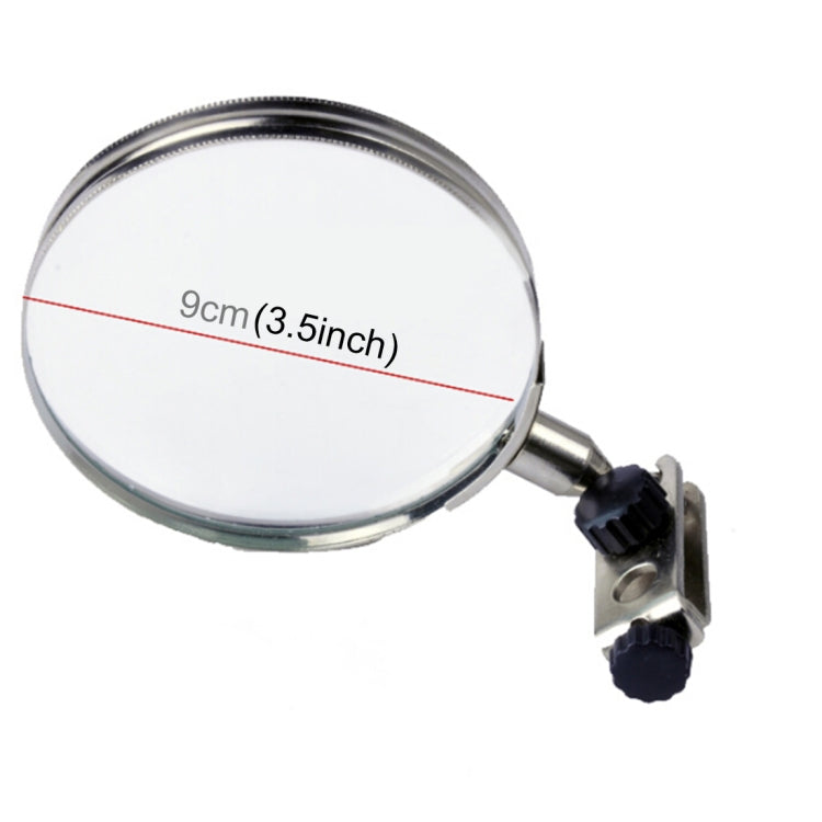 90mm Diameter 5X Multifunction Spring Iron Stand with Magnifying Glass - Soldering Iron Stand by PMC TechLife | Online Shopping South Africa | PMC TechLife | Buy Now Pay Later Mobicred