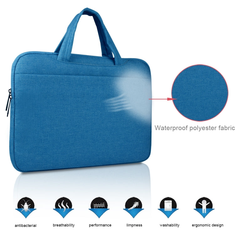 Universal Multiple Pockets Wearable Oxford Cloth Soft Portable Leisurely Handle Laptop Tablet Bag, For 13.3 inch and Below Macbook, Samsung, Lenovo, Sony, DELL Alienware, CHUWI, ASUS, HP (Black) - 13.3 inch by PMC Jewellery | Online Shopping South Africa | PMC Jewellery | Buy Now Pay Later Mobicred