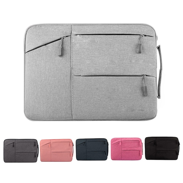 Universal Multiple Pockets Wearable Oxford Cloth Soft Portable Simple Business Laptop Tablet Bag, For 14 inch and Below Macbook, Samsung, Lenovo, Sony, DELL Alienware, CHUWI, ASUS, HP(Grey) - 15 inch by PMC Jewellery | Online Shopping South Africa | PMC Jewellery | Buy Now Pay Later Mobicred