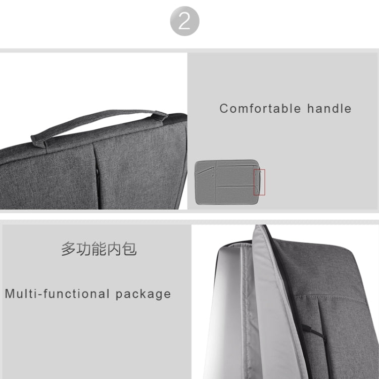 Universal Multiple Pockets Wearable Oxford Cloth Soft Portable Simple Business Laptop Tablet Bag, For 15.6 inch and Below Macbook, Samsung, Lenovo, Sony, DELL Alienware, CHUWI, ASUS, HP (Black) - 15.6 - 17 inch by PMC Jewellery | Online Shopping South Africa | PMC Jewellery | Buy Now Pay Later Mobicred