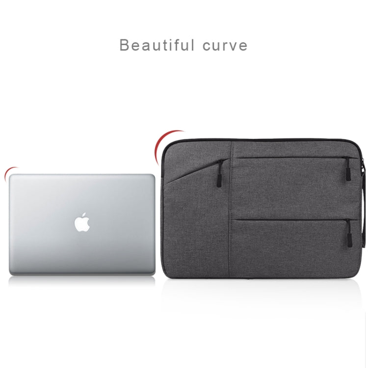 Universal Multiple Pockets Wearable Oxford Cloth Soft Portable Simple Business Laptop Tablet Bag, For 15.6 inch and Below Macbook, Samsung, Lenovo, Sony, DELL Alienware, CHUWI, ASUS, HP (Light Grey) - 15.6 - 17 inch by PMC Jewellery | Online Shopping South Africa | PMC Jewellery | Buy Now Pay Later Mobicred