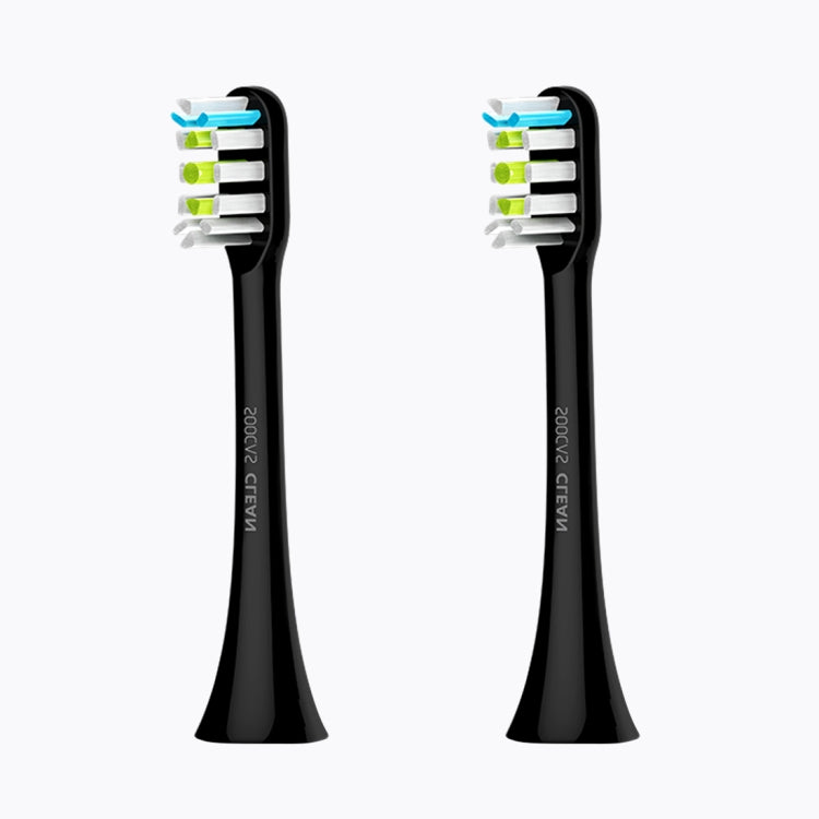 2 PCS Original Xiaomi Youpin General Cleaning Replacement Brush Heads for Xiaomi Soocare Sonic Electric Toothbrush (HC7711W)(Black) - Replacement Brush Heads by Xiaomi | Online Shopping South Africa | PMC TechLife | Buy Now Pay Later Mobicred