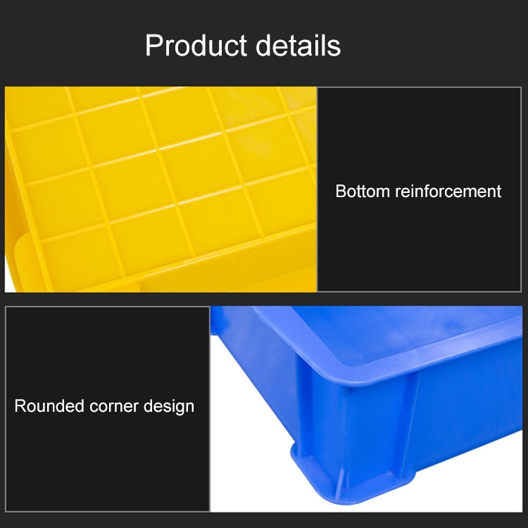 Thick Multi-function Material Box Brand New Flat Plastic Parts Box Tool Box, Size: 25.3cm x 18cm x 7.4cm(Red) - Storage Bags & Boxes by PMC TechLife | Online Shopping South Africa | PMC TechLife | Buy Now Pay Later Mobicred