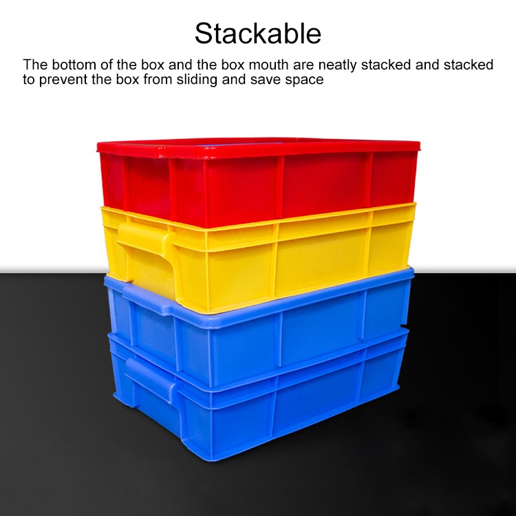 Thick Multi-function Material Box Brand New Flat Plastic Parts Box Tool Box, Size: 25.3cm x 18cm x 7.4cm(Red) - Storage Bags & Boxes by PMC TechLife | Online Shopping South Africa | PMC TechLife | Buy Now Pay Later Mobicred