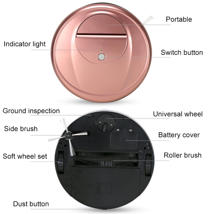 FD-RSW(D) Smart Household Sweeping Machine Cleaner Robot(Grey) - free shipping - PMC TechLife - Order now!