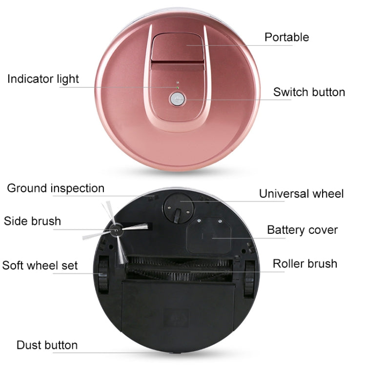 FD-RSW(E) Smart Household Sweeping Machine Cleaner Robot(Grey) - free shipping - PMC TechLife - Order now!