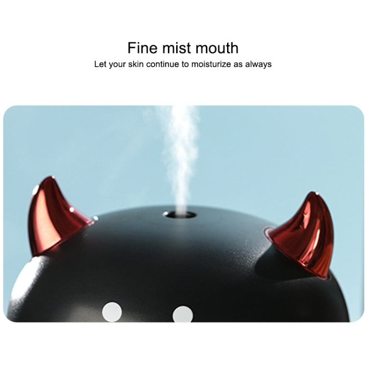 WT-H21 Devil Atomizing Humidifier with Colorful Night Lights, Water Tank Capacity: 200mL(Black) - free shipping - PMC TechLife - Order now!