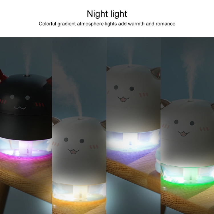 WT-H21 Devil Atomizing Humidifier with Colorful Night Lights, Water Tank Capacity: 200mL(Black) - free shipping - PMC TechLife - Order now!