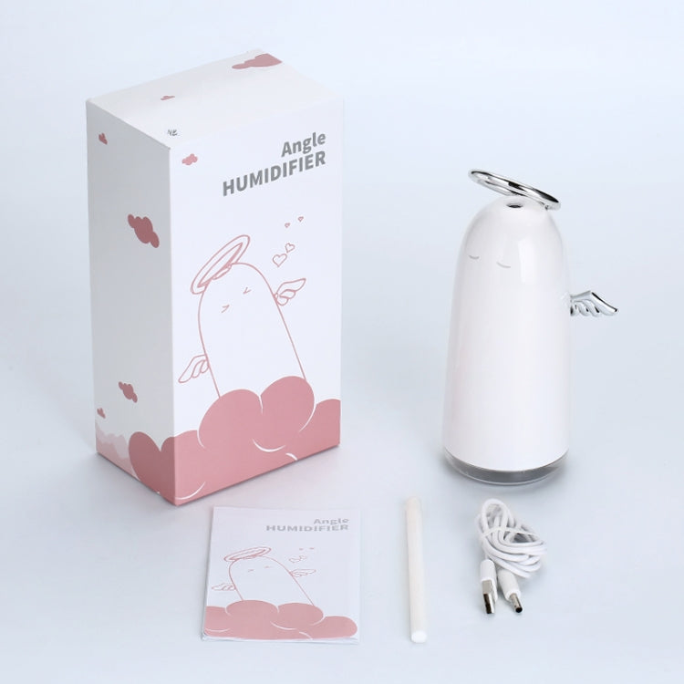 TSHM0 Mini Angel Atomizing Humidifier with Colorful Night Lights, Water Tank Capacity: 230mL(Pink) - free shipping - PMC TechLife - Order now!