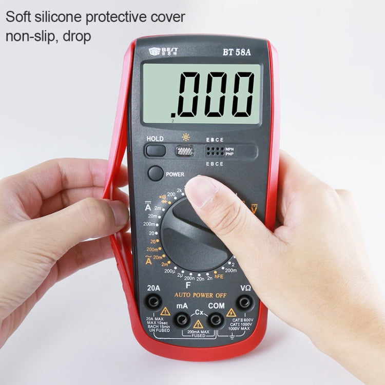 Repair Tools for Mobile & Tablet, BEST-58A Multi Function Digital Multimeter - Current & Voltage Tester by BEST | Online Shopping South Africa | PMC TechLife | Buy Now Pay Later Mobicred
