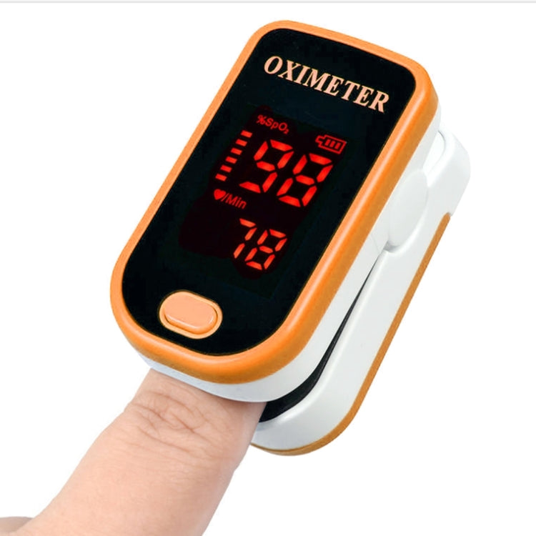 Finger Pulse Oximete LED HD Display Portable Oximeter Equipment Blood Oxygen Monitor Pulse Oximeter(Orange) - Finger Pulse Oximeter by PMC Jewellery | Online Shopping South Africa | PMC Jewellery | Buy Now Pay Later Mobicred