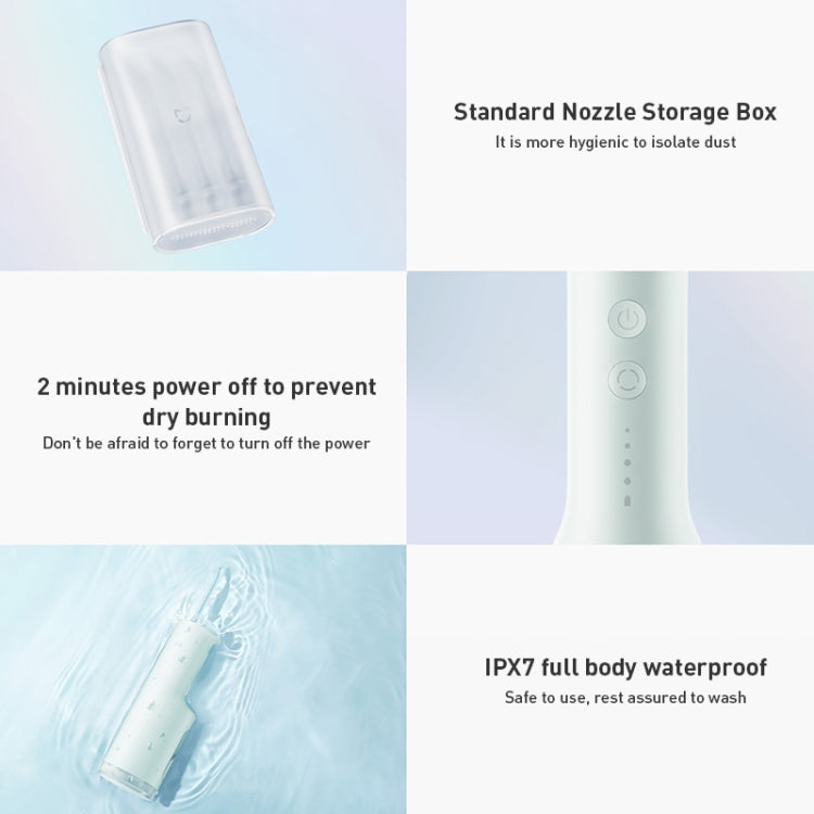 Original Xiaomi Mijia F300 Electric Pulse Oral Irrigator Tooth Cleaner, Capacity : 240mL (White) - Oral Irrigators by Xiaomi | Online Shopping South Africa | PMC TechLife | Buy Now Pay Later Mobicred