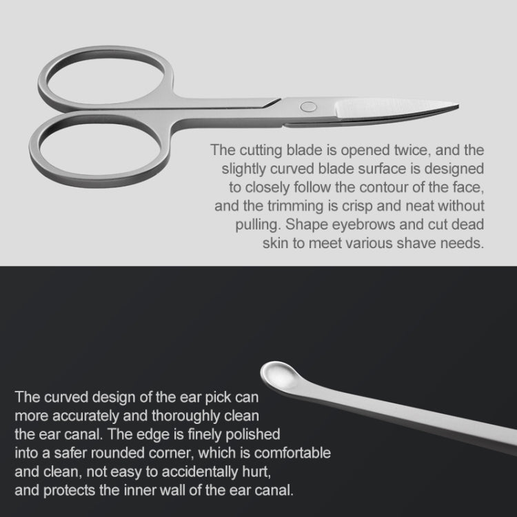 Original Xiaomi Mijia Five-piece Nail Clippers - Nail Clipper by Xiaomi | Online Shopping South Africa | PMC TechLife | Buy Now Pay Later Mobicred