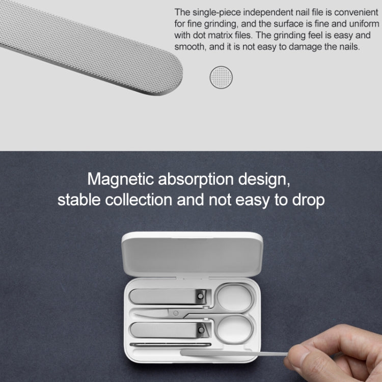 Original Xiaomi Mijia Five-piece Nail Clippers - Nail Clipper by Xiaomi | Online Shopping South Africa | PMC TechLife | Buy Now Pay Later Mobicred