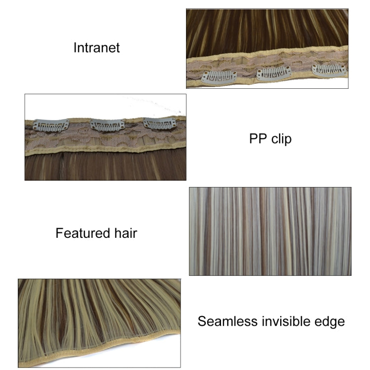 88M27# One-piece Seamless Five-clip Wig Long Straight Wig Piece - free shipping - PMC TechLife - Order now!