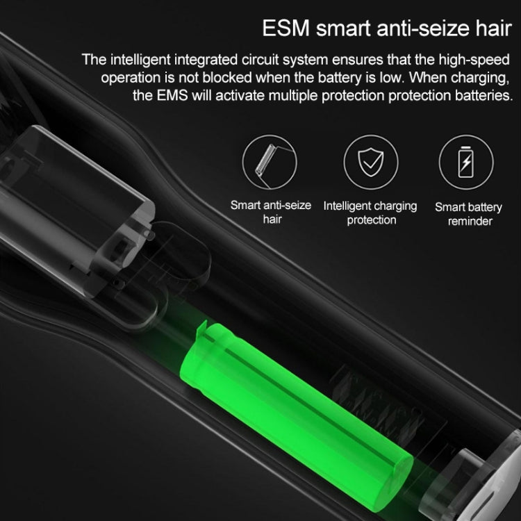Original Xiaomi Enchen Boost Intelligent Fast Charging Electric Hair Trimmer Haircut Machine (White) - Hair Trimmer by Xiaomi | Online Shopping South Africa | PMC TechLife | Buy Now Pay Later Mobicred