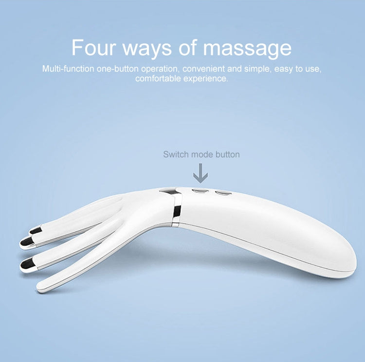 Mini Portable Multifunctional Head Massager Massage Comb, Battery Powered (Gold) - free shipping - PMC TechLife - Order now!