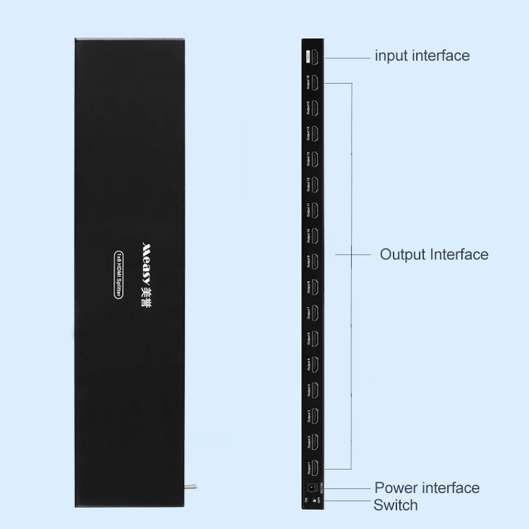 Measy SPH116 1 to 16 4K HDMI 1080P Simultaneous Display Splitter(AU Plug) - free shipping - PMC Jewellery - Order now!