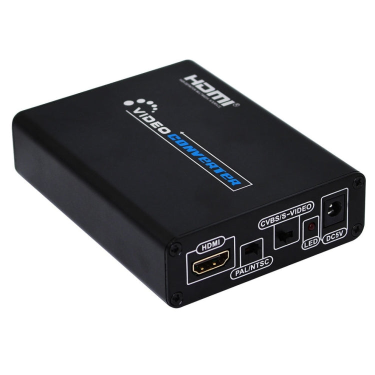 HDMI to Composite / AV S-Video Converter RCA CVBS/L/R Video Converter Adapter, US Plug - Converter by PMC Jewellery | Online Shopping South Africa | PMC Jewellery | Buy Now Pay Later Mobicred