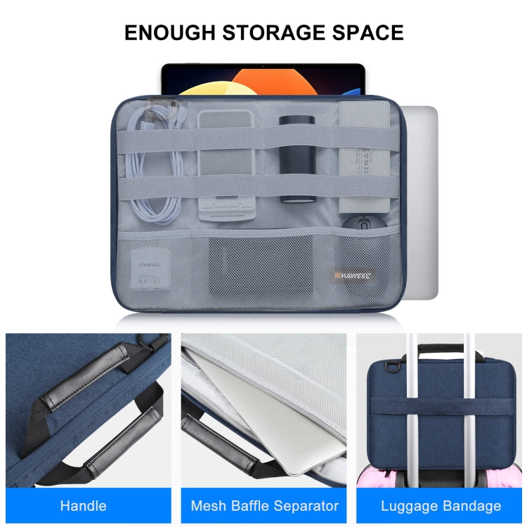 HAWEEL 13.0 inch-14.0 inch Briefcase Crossbody Laptop Bag For Macbook, Lenovo Thinkpad, ASUS, HP(Navy Blue) - free shipping - PMC TechLife - Order now!