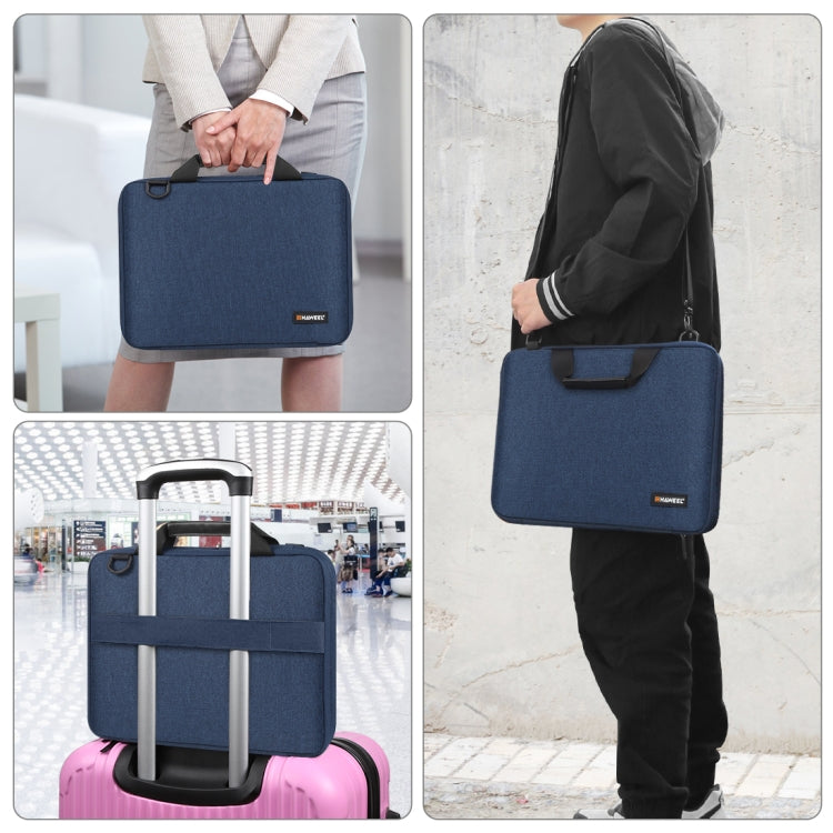 HAWEEL 13.0 inch-14.0 inch Briefcase Crossbody Laptop Bag For Macbook, Lenovo Thinkpad, ASUS, HP(Navy Blue) - free shipping - PMC TechLife - Order now!