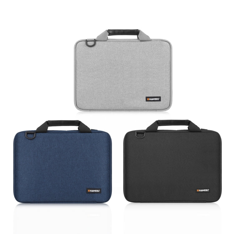 HAWEEL 15.0 inch -16.0 inch Briefcase Crossbody Laptop Bag For Macbook, Lenovo Thinkpad, ASUS, HP(Navy Blue) - 15 inch by HAWEEL | Online Shopping South Africa | PMC TechLife | Buy Now Pay Later Mobicred