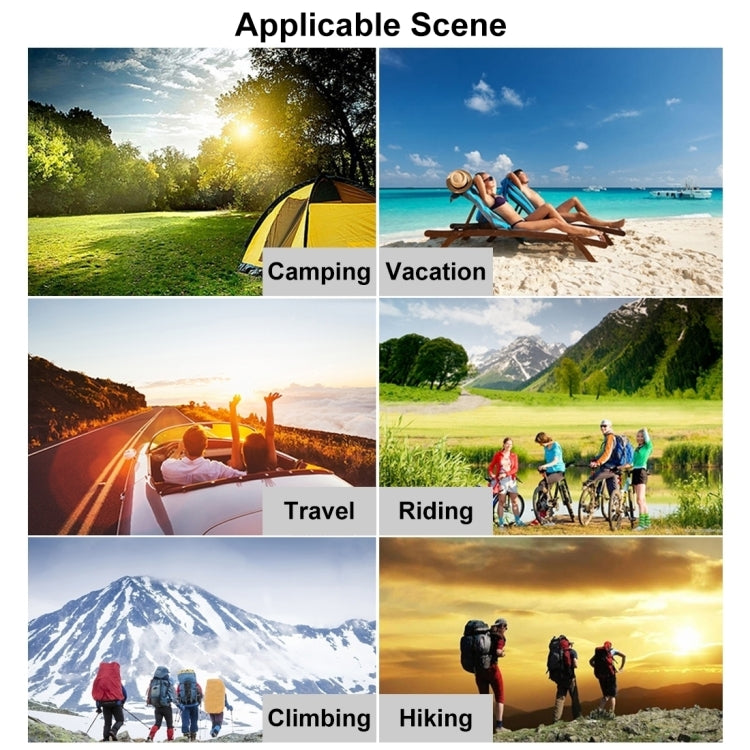 HAWEEL 12W 2 Panels Foldable Solar Panel Charger Bag with 5V / 3.1A Max Dual USB Ports, Support QC3.0 and AFC - free shipping - PMC TechLife - Order now!