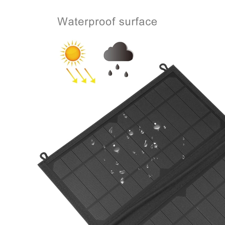 HAWEEL 12W 2 Panels Foldable Solar Panel Charger Bag with 5V / 3.1A Max Dual USB Ports, Support QC3.0 and AFC - free shipping - PMC TechLife - Order now!