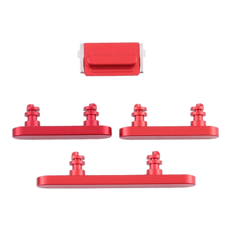 Power Button and Volume Control Button for iPhone 12 Mini(Red) - Metal Parts by PMc TechLife | Online Shopping South Africa | PMc TechLife | Buy Now Pay Later Mobicred