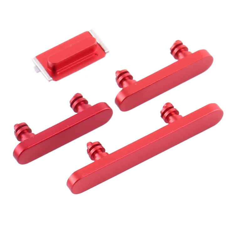 Power Button and Volume Control Button for iPhone 12 Mini(Red) - Metal Parts by PMc TechLife | Online Shopping South Africa | PMc TechLife | Buy Now Pay Later Mobicred