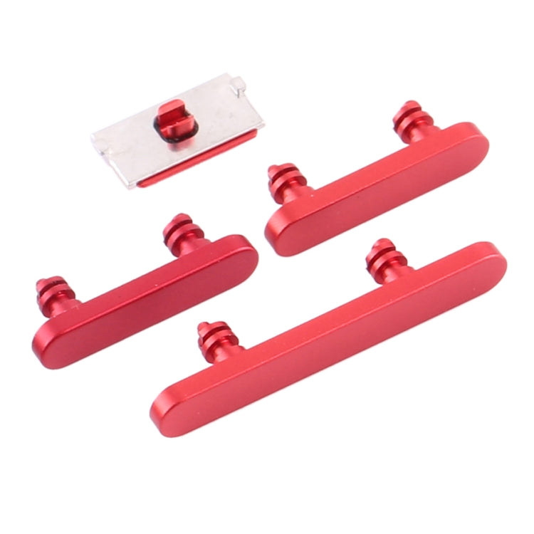 Power Button and Volume Control Button for iPhone 12 Mini(Red) - Metal Parts by PMc TechLife | Online Shopping South Africa | PMc TechLife | Buy Now Pay Later Mobicred