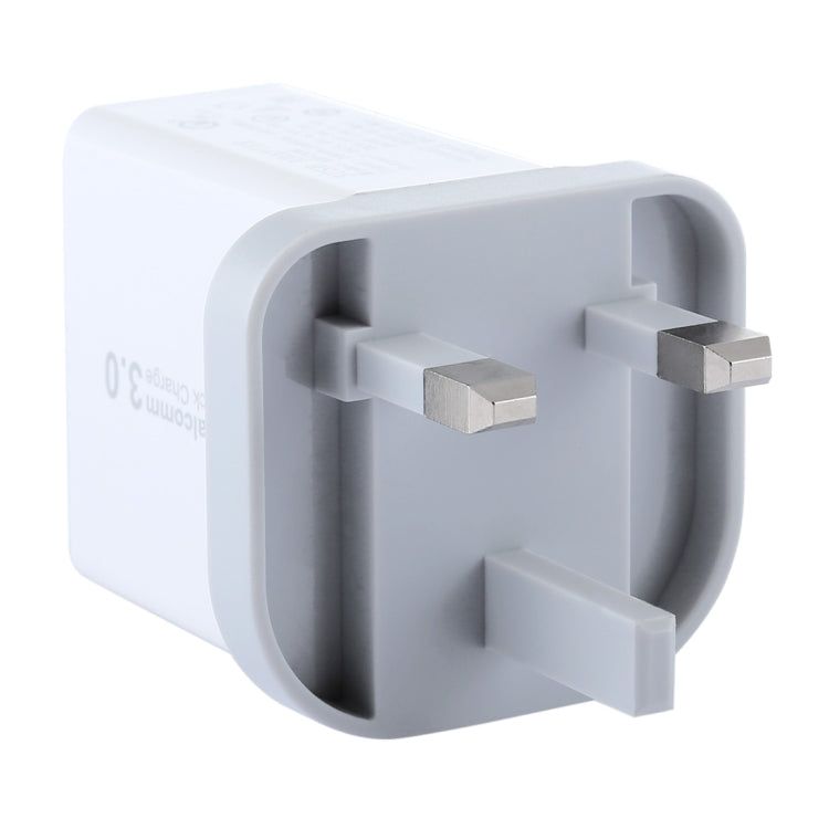 3 USB Ports (3A + 2.4A + 2.4A) Quick Charger QC 3.0 Travel Charger, UK Plug, For iPhone, iPad, Samsung, HTC, Sony, Nokia, LG and other Smartphones - USB Charger by PMC Jewellery | Online Shopping South Africa | PMC Jewellery | Buy Now Pay Later Mobicred