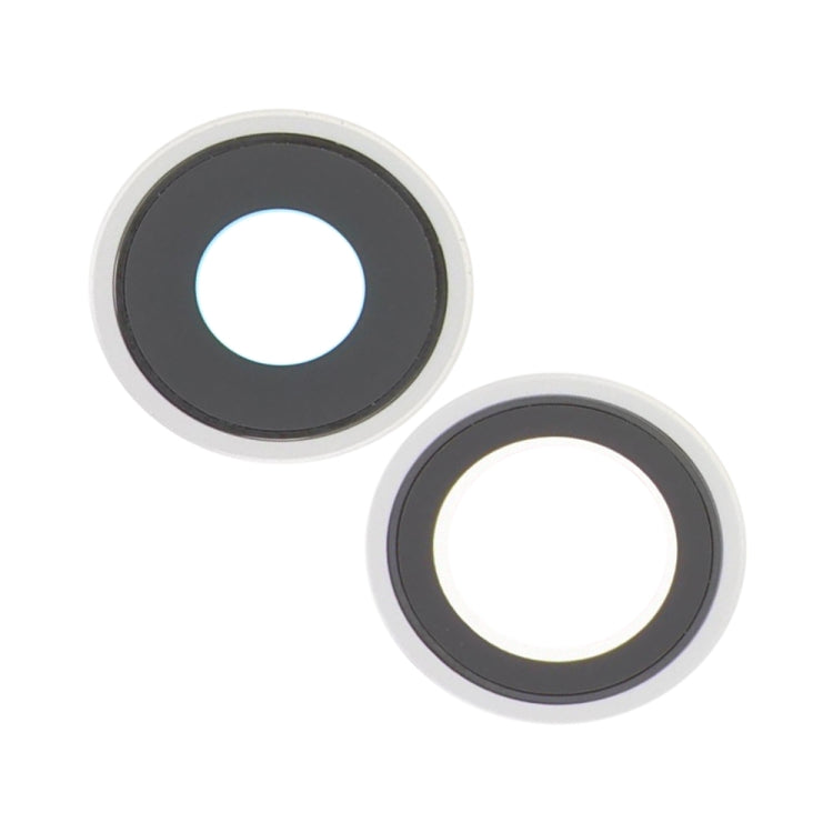For iPhone 16 / 16 Plus Rear Camera Lens Cover (White) - Camera Series by PMc TechLife | Online Shopping South Africa | PMc TechLife | Buy Now Pay Later Mobicred